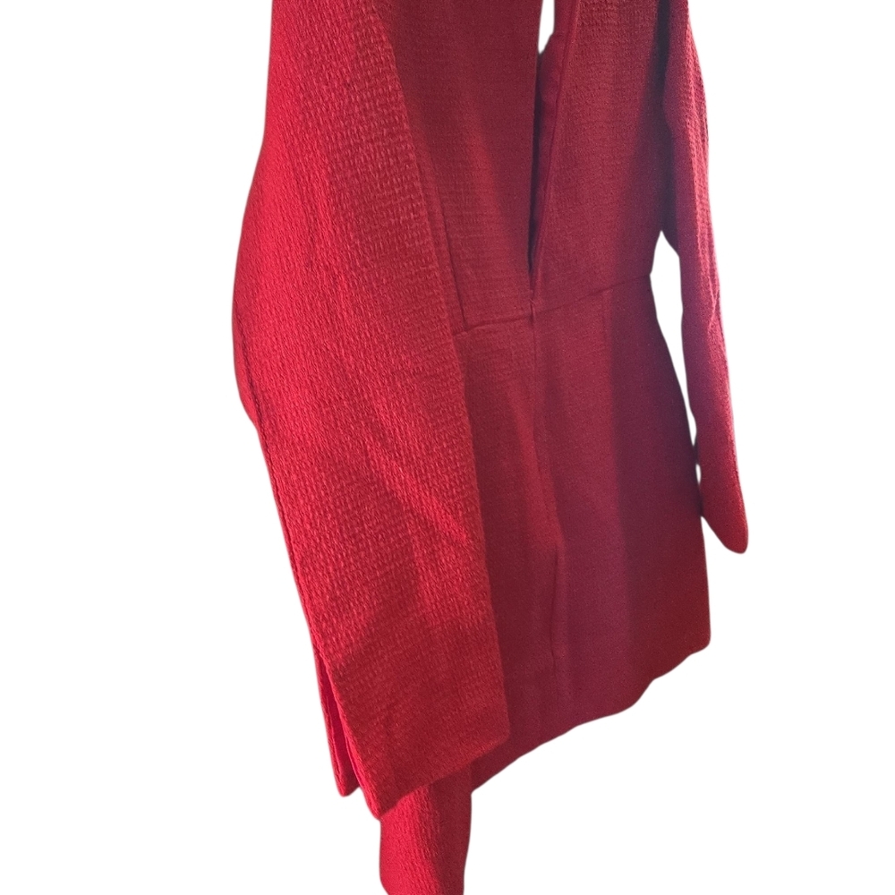 Elegant Red Mini Dress SZ S - Picture 6 of 6